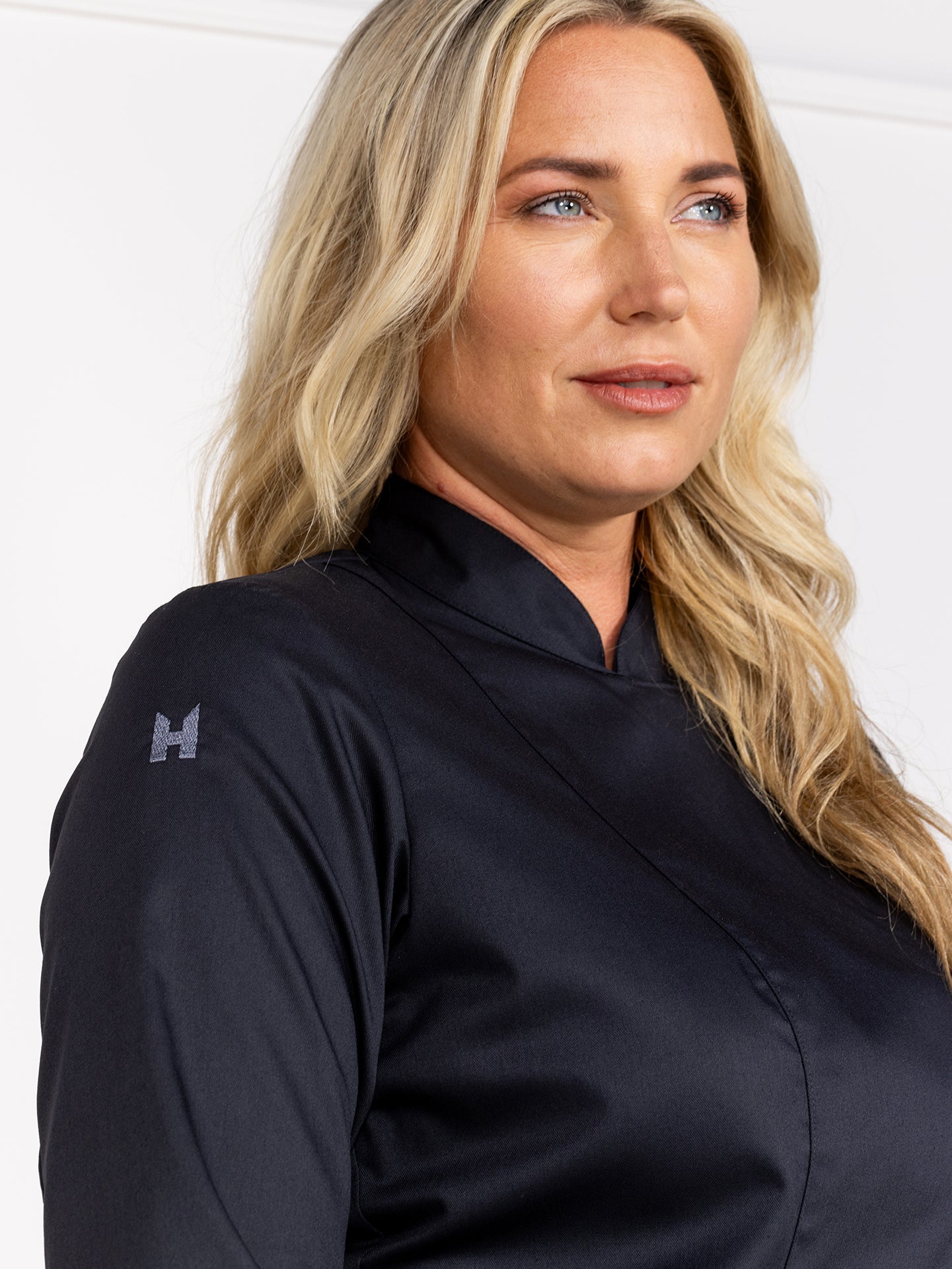 Chef Jacket Lynn Black by Le Nouveau Chef -  ChefsCotton