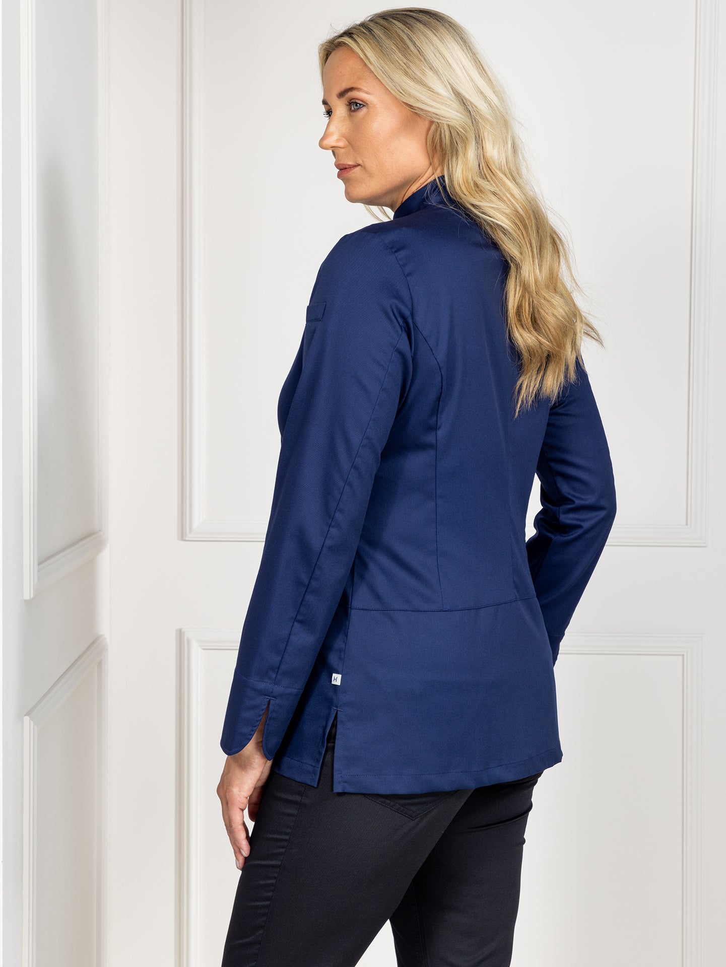 Chef Jacket Lynn Navy by Le Nouveau Chef -  ChefsCotton