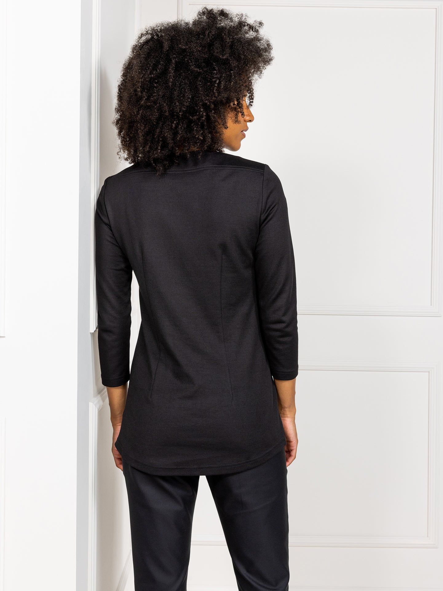 Chef Jacket Evy Black by Le Nouveau Chef -  ChefsCotton