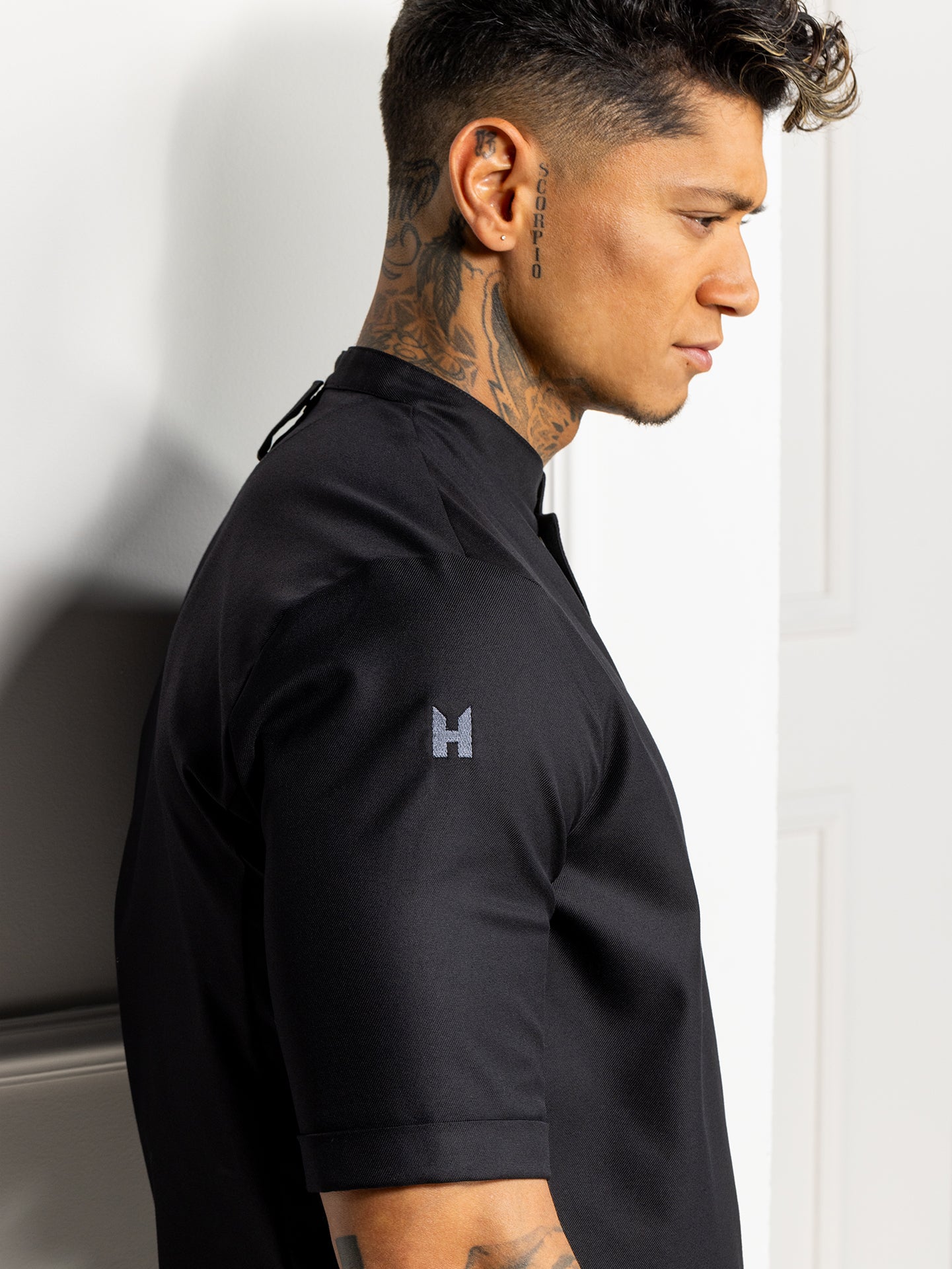 Chef Jacket Tygo Black by Le Nouveau Chef -  ChefsCotton