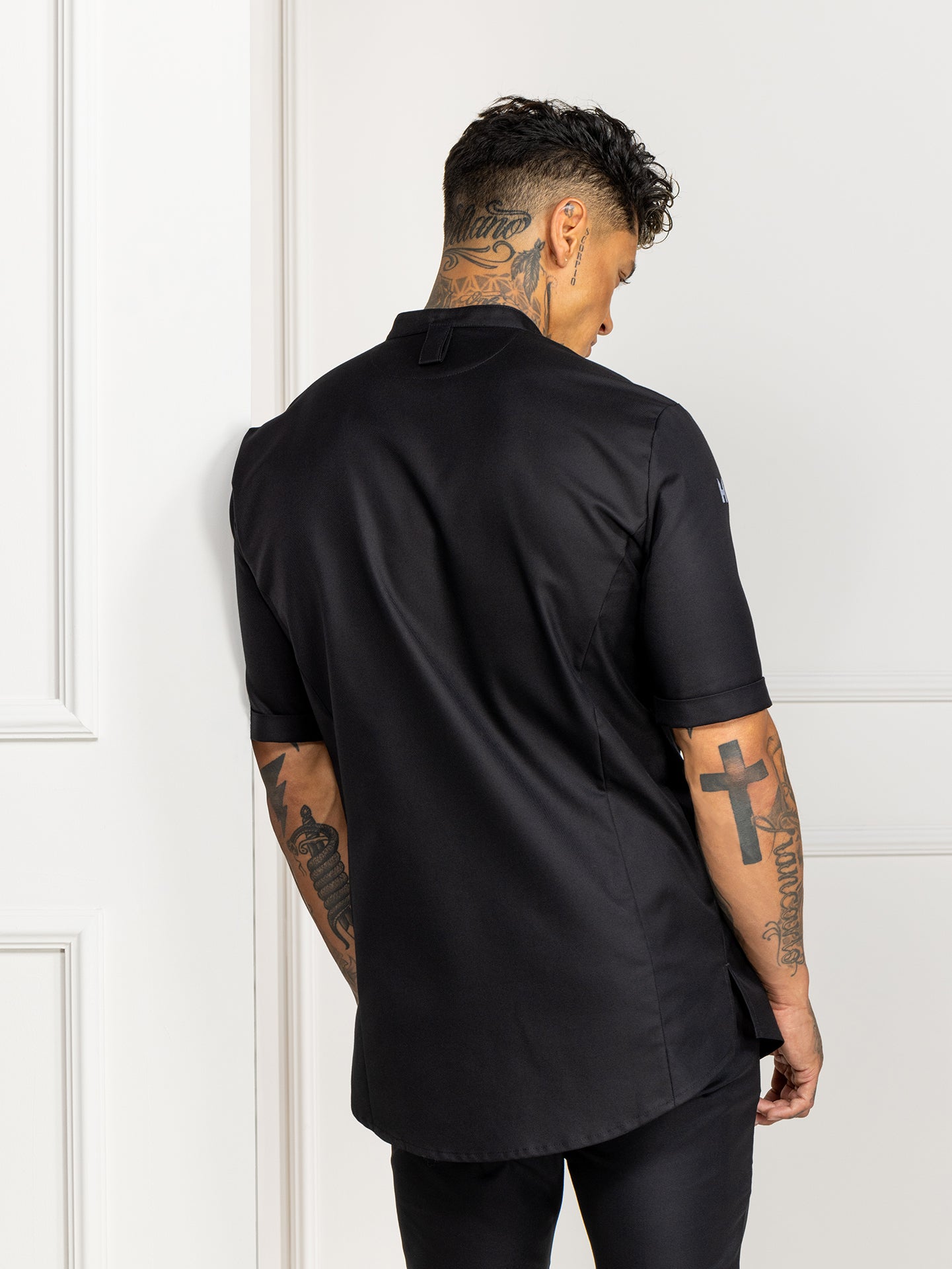 Chef Jacket Tygo Black by Le Nouveau Chef -  ChefsCotton