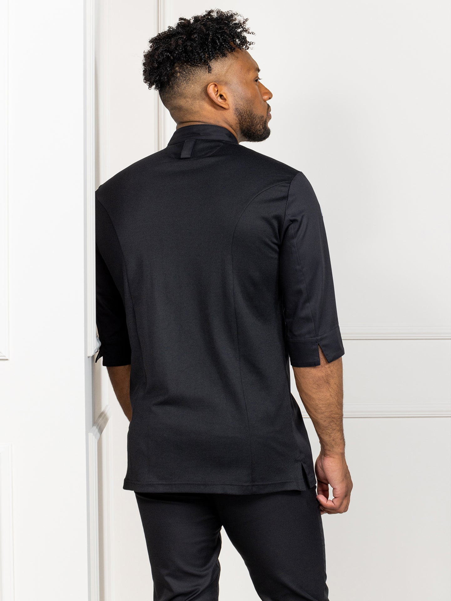 Chef Jacket Fabian Black by Le Nouveau Chef -  ChefsCotton