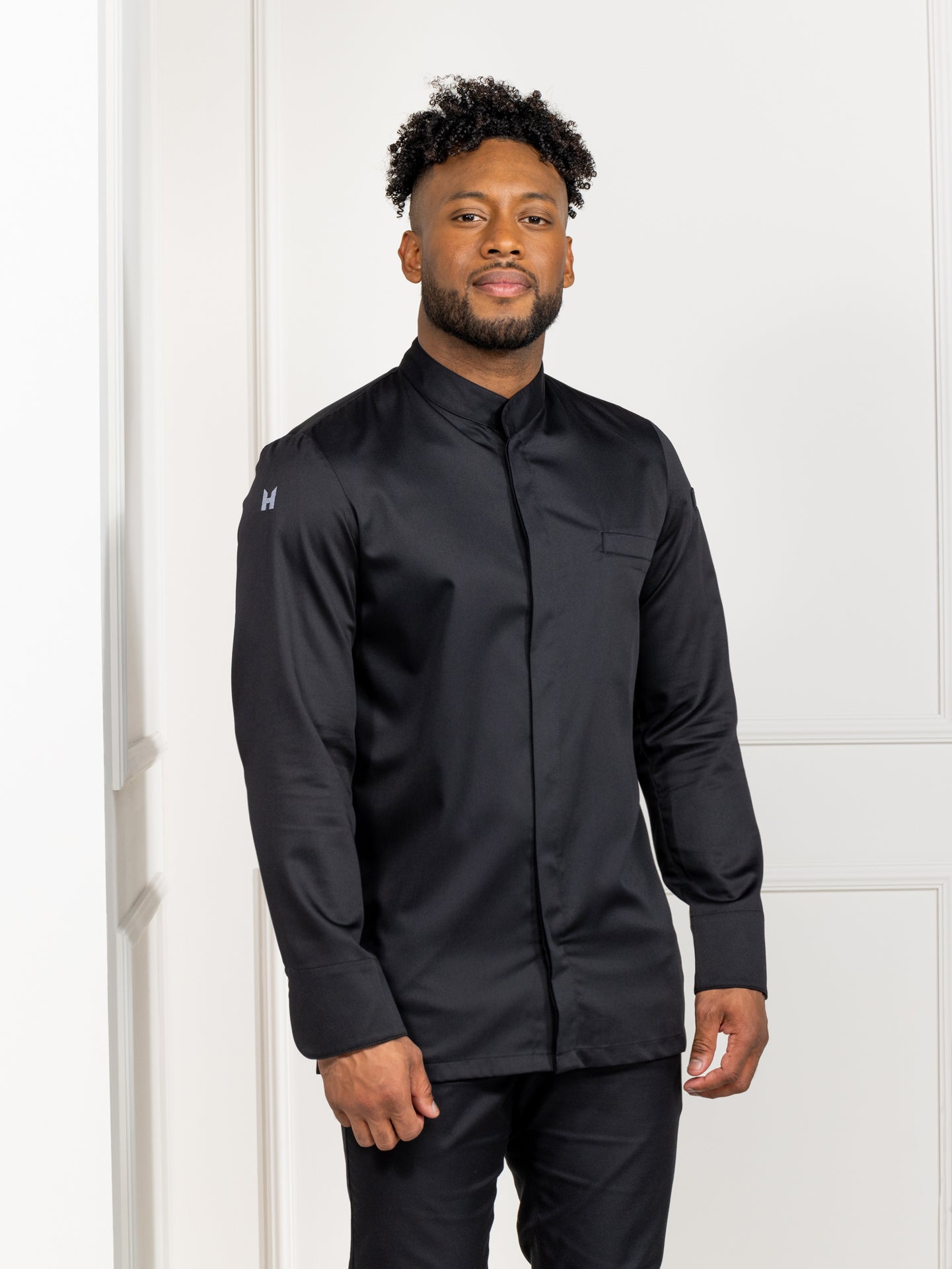 Chef Jacket Gusto Black by Le Nouveau Chef -  ChefsCotton