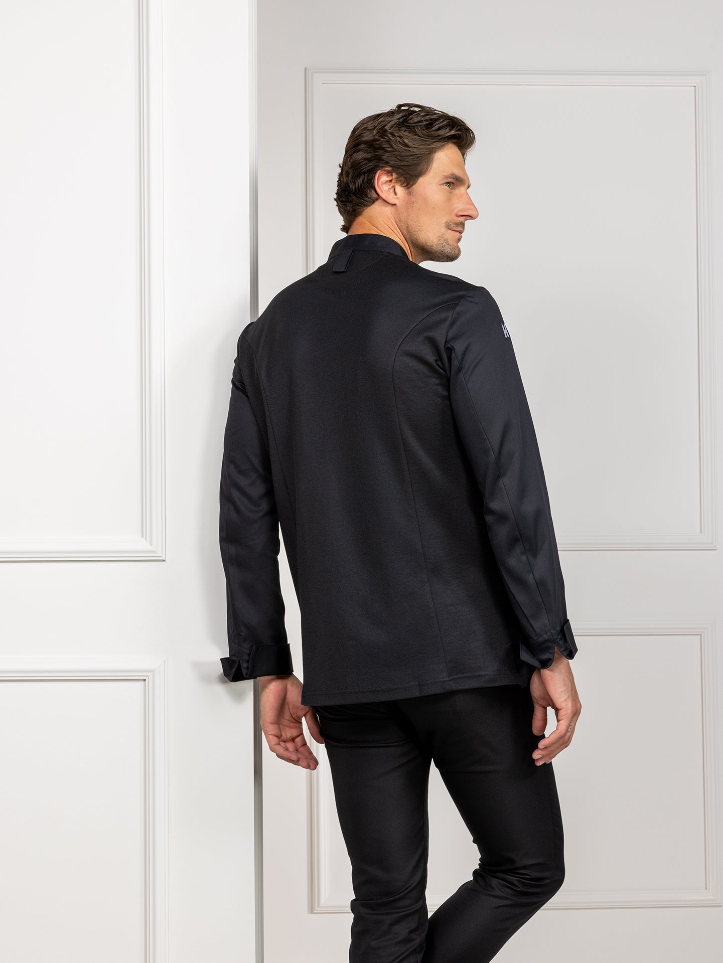 Chef Jacket Alain Black by Le Nouveau Chef -  ChefsCotton