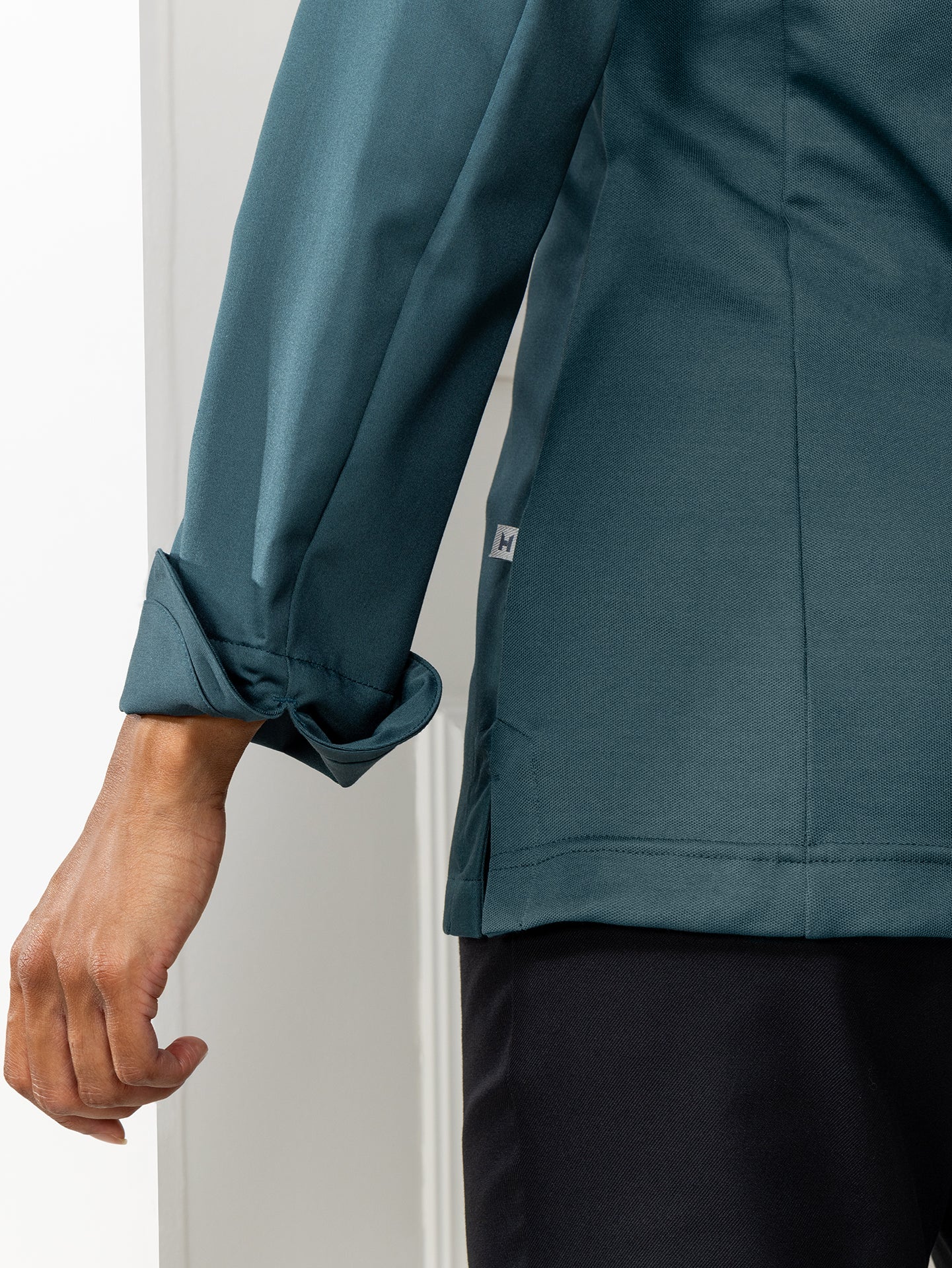 Chef Jacket Elise Petrol by Le Nouveau Chef -  ChefsCotton