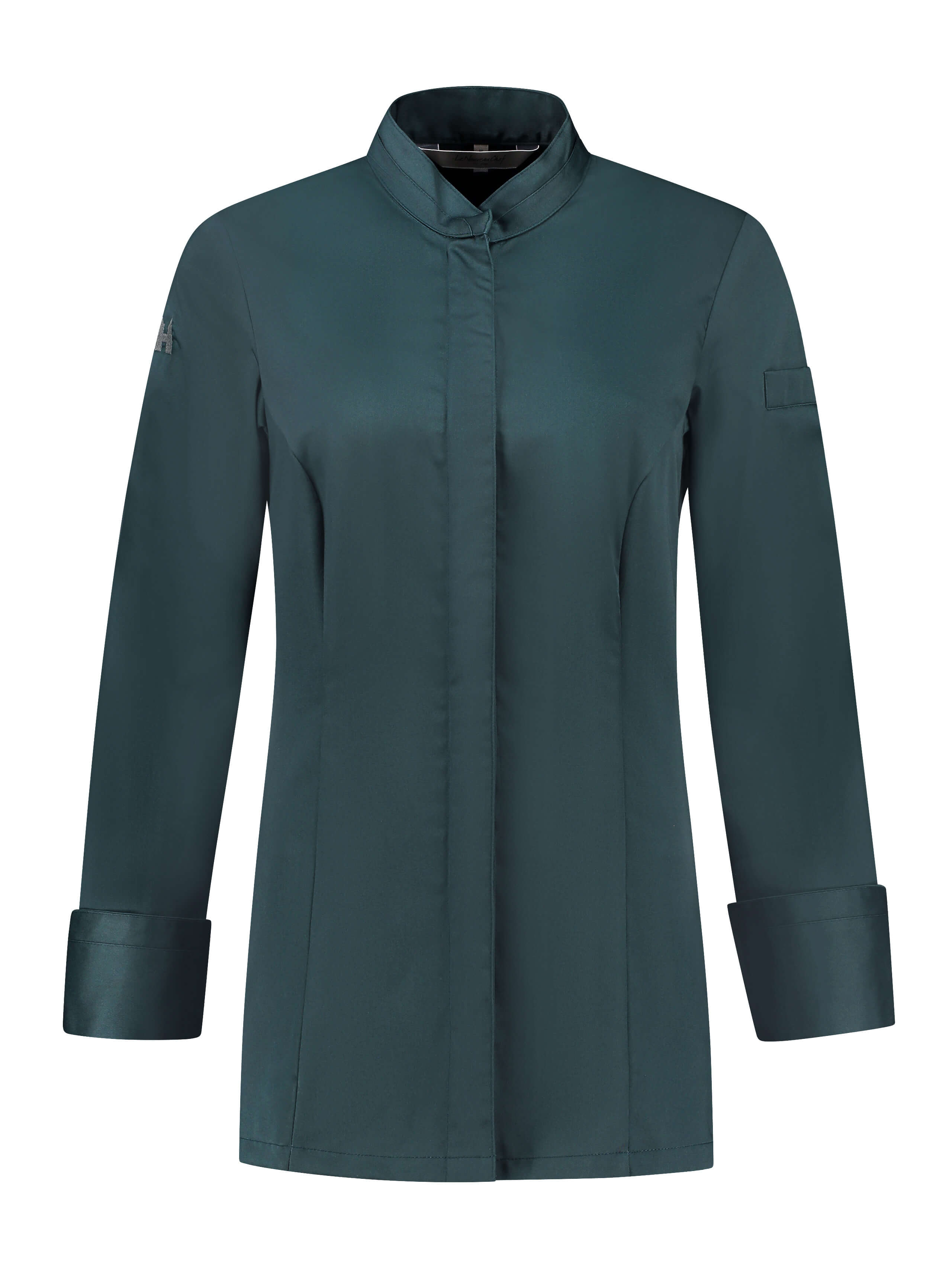 Chef Jacket Elise Petrol by Le Nouveau Chef -  ChefsCotton