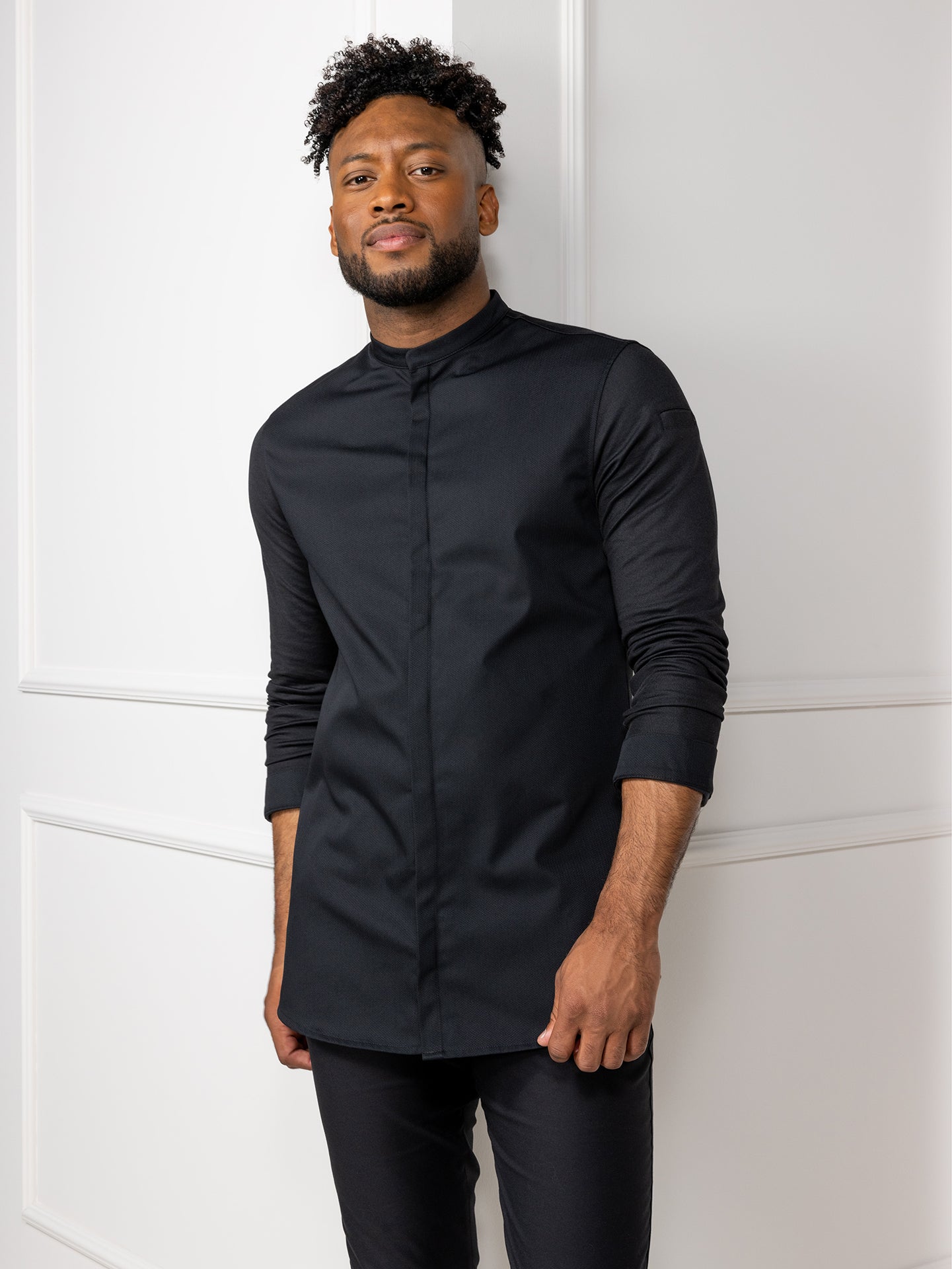 Chef Jacket Julien Black by Le Nouveau Chef -  ChefsCotton