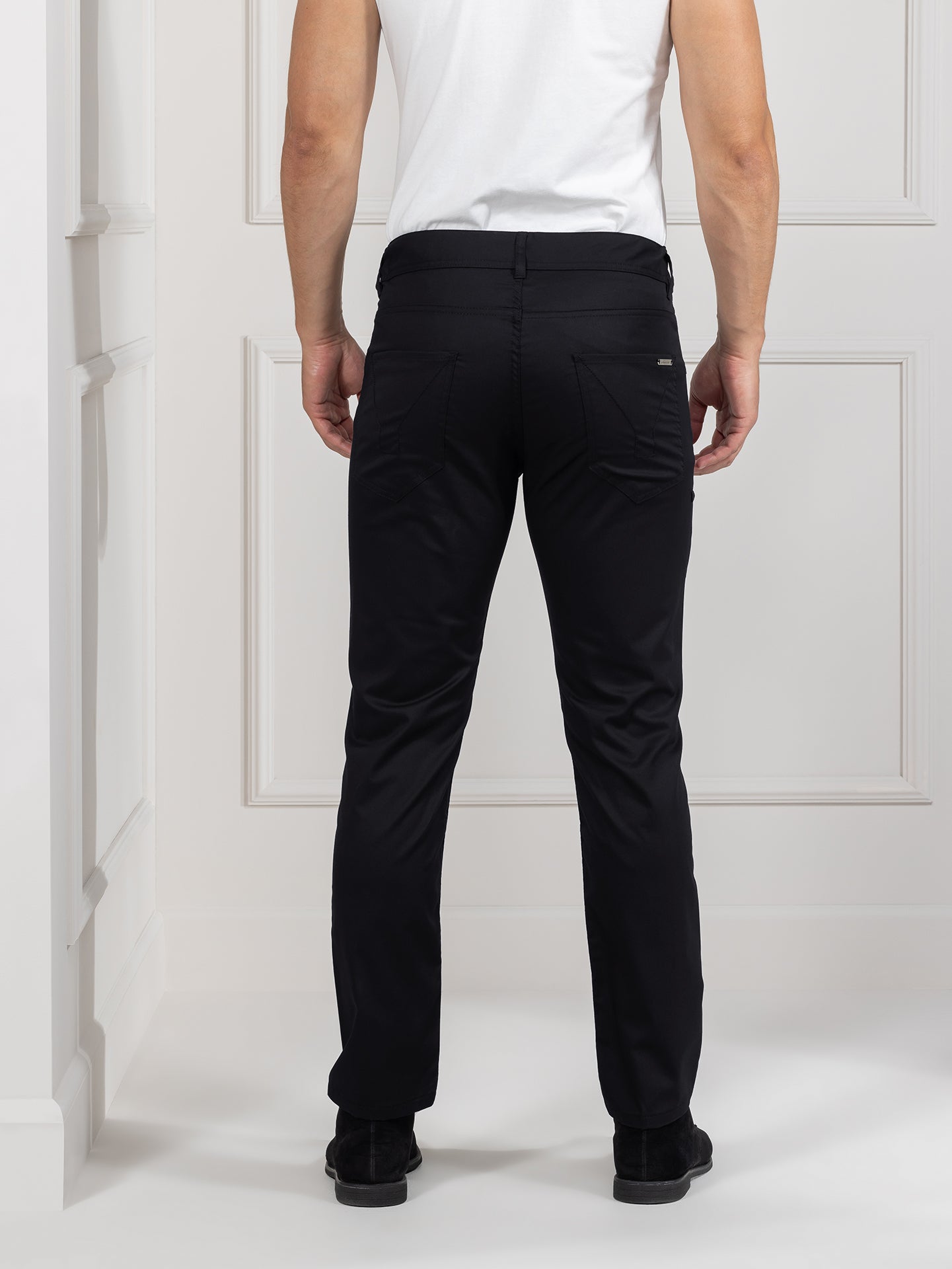 Pants Oregon Black by Le Nouveau Chef -  ChefsCotton