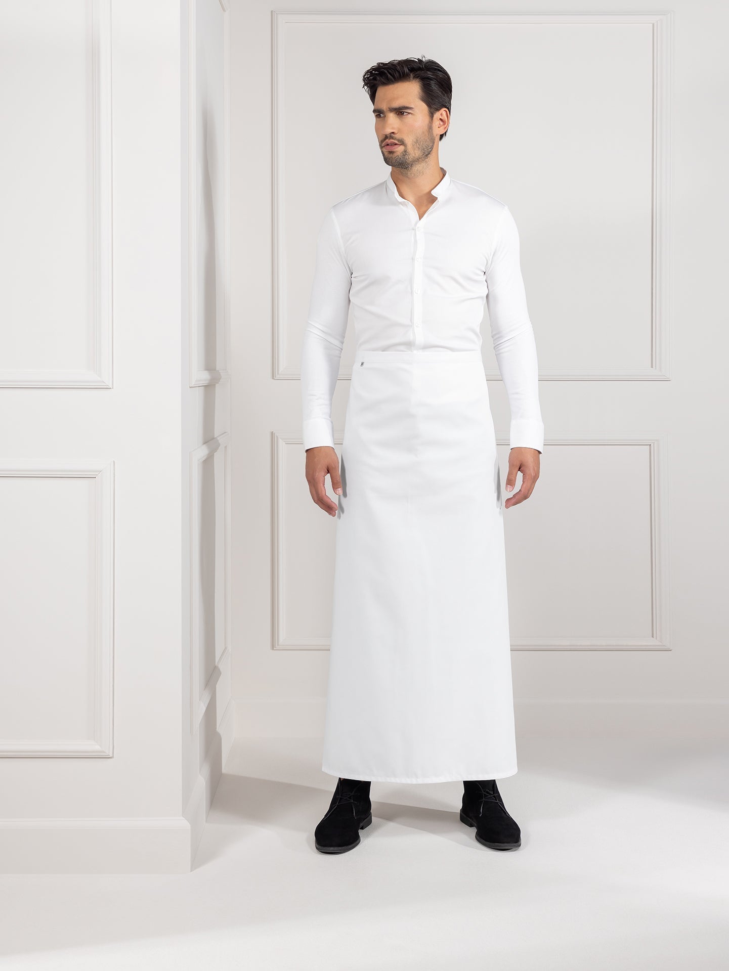 Apron Austin White by Le Nouveau Chef -  ChefsCotton