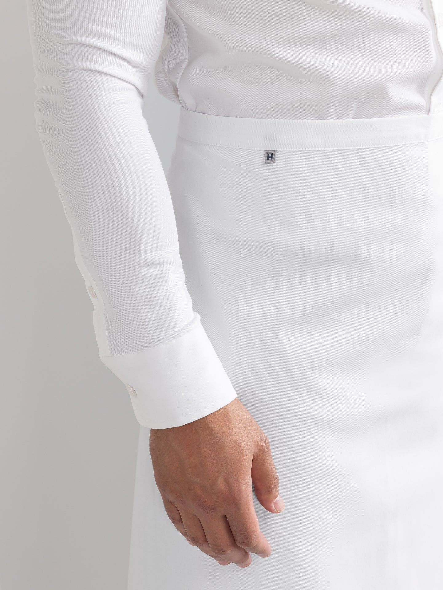 Apron Austin White by Le Nouveau Chef -  ChefsCotton