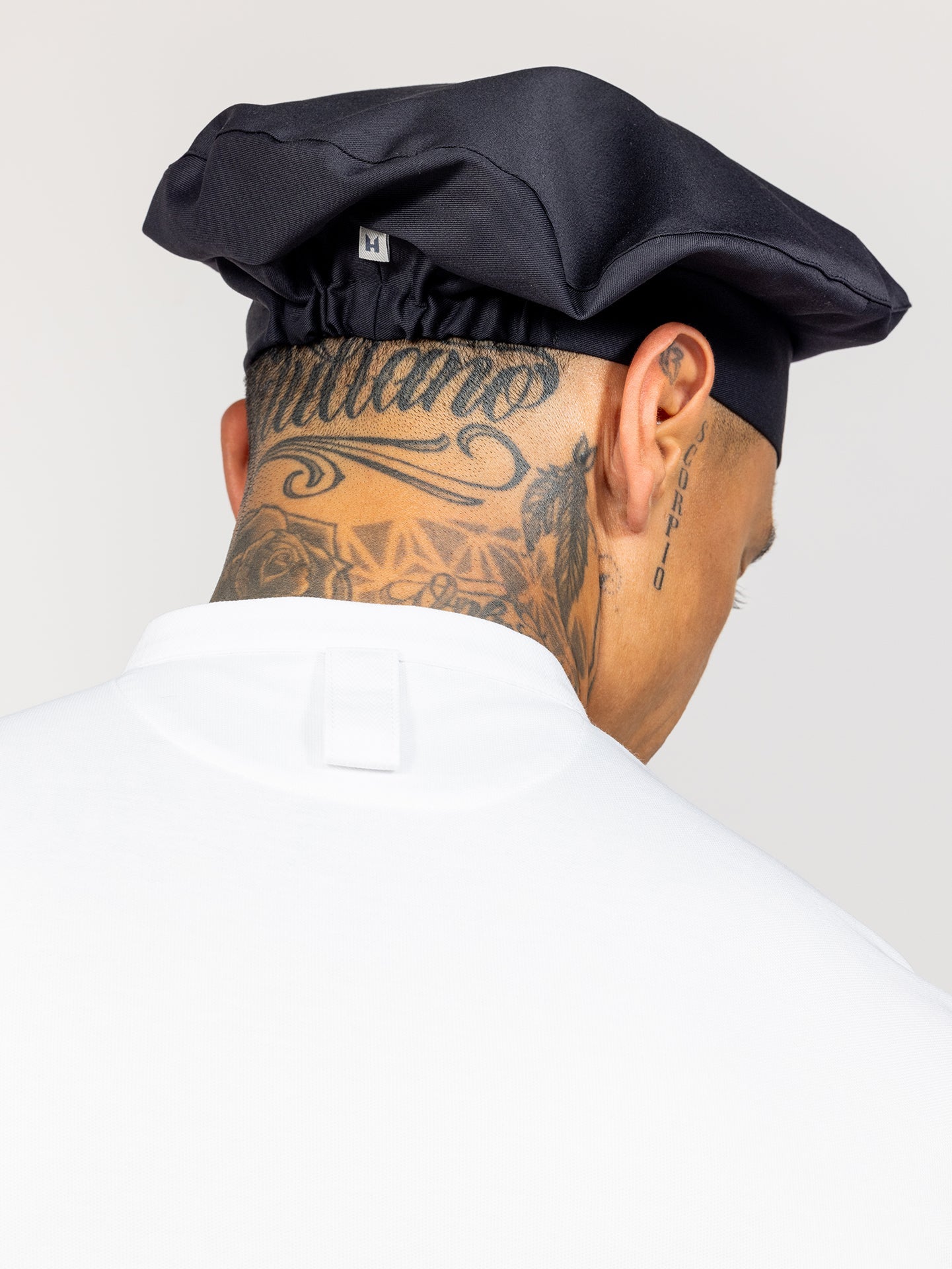 Chef Hat Baret Black by Le Nouveau Chef -  ChefsCotton