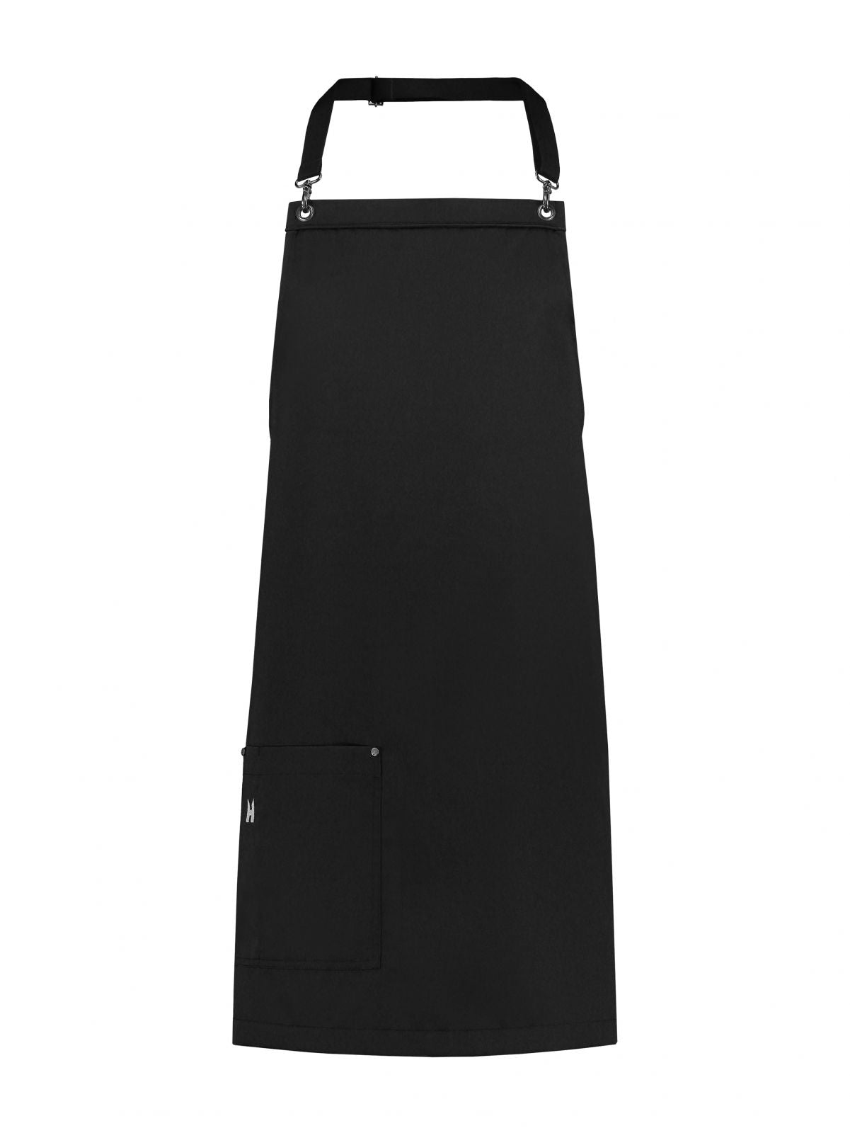 Bib Apron Davos Black by Le Nouveau Chef -  ChefsCotton