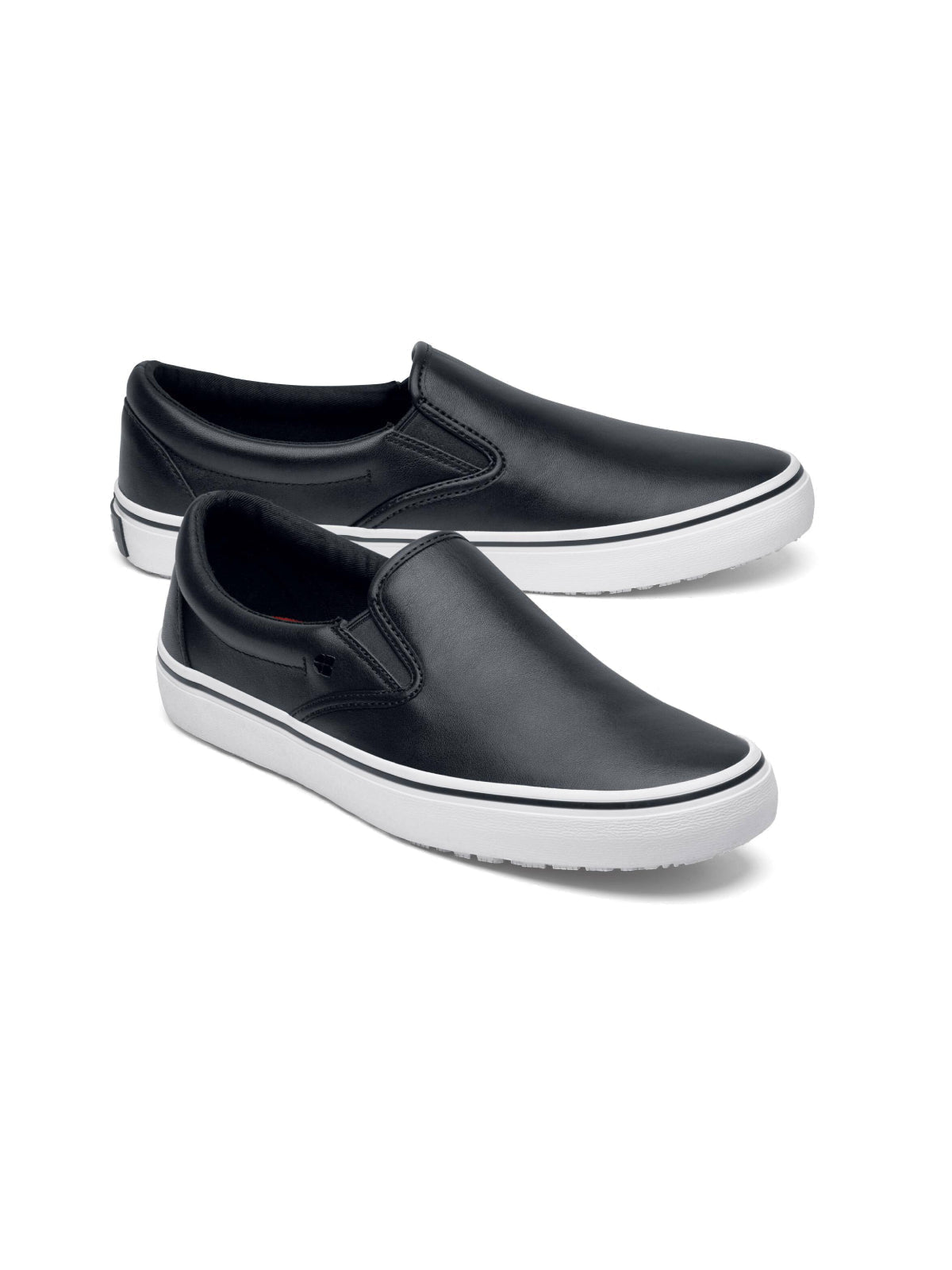 Unisex Work Shoe Merlin Black & White by Shoes For Crews -  ChefsCotton