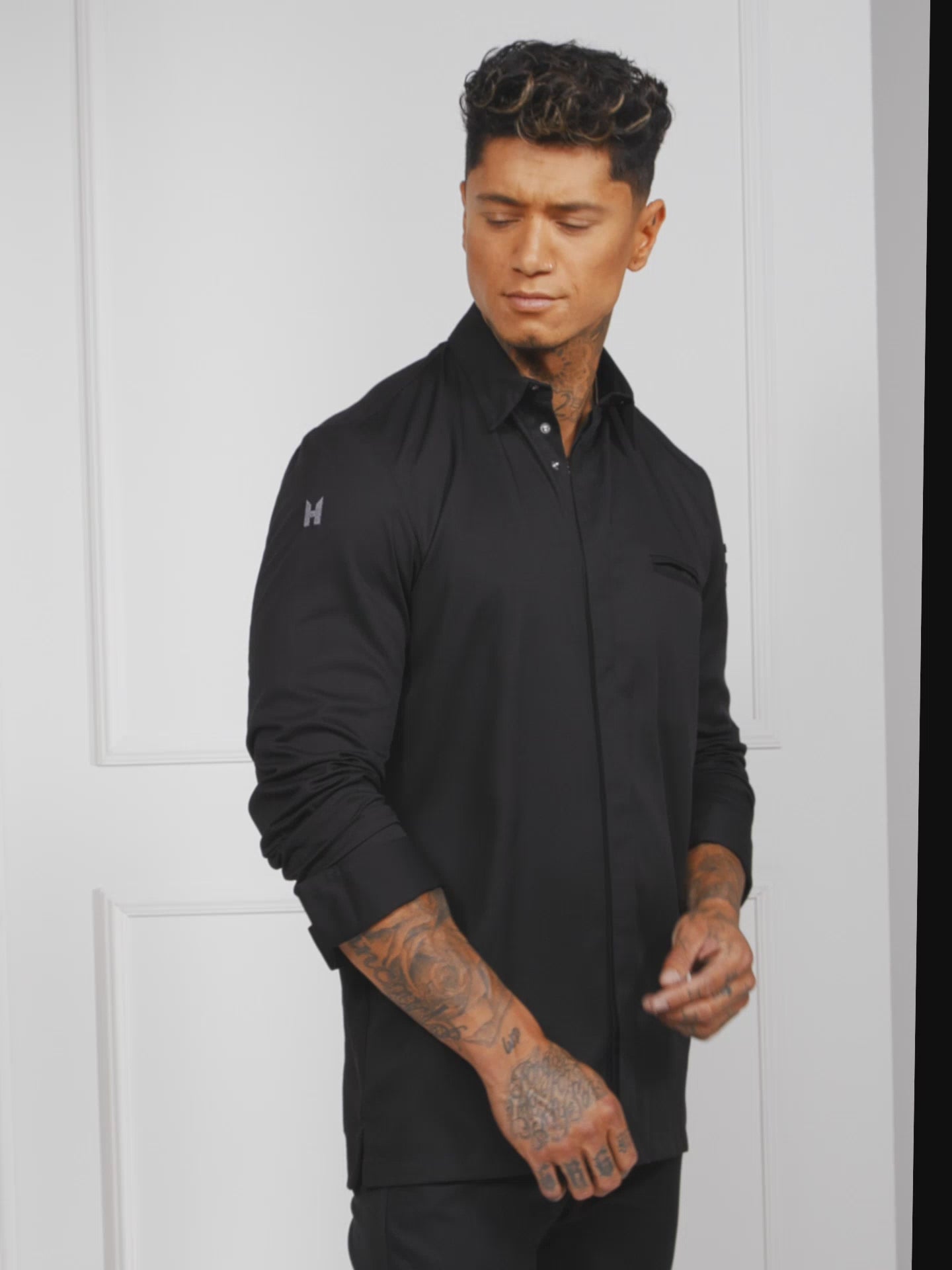 Chef Jacket Angelo Black by Le Nouveau Chef