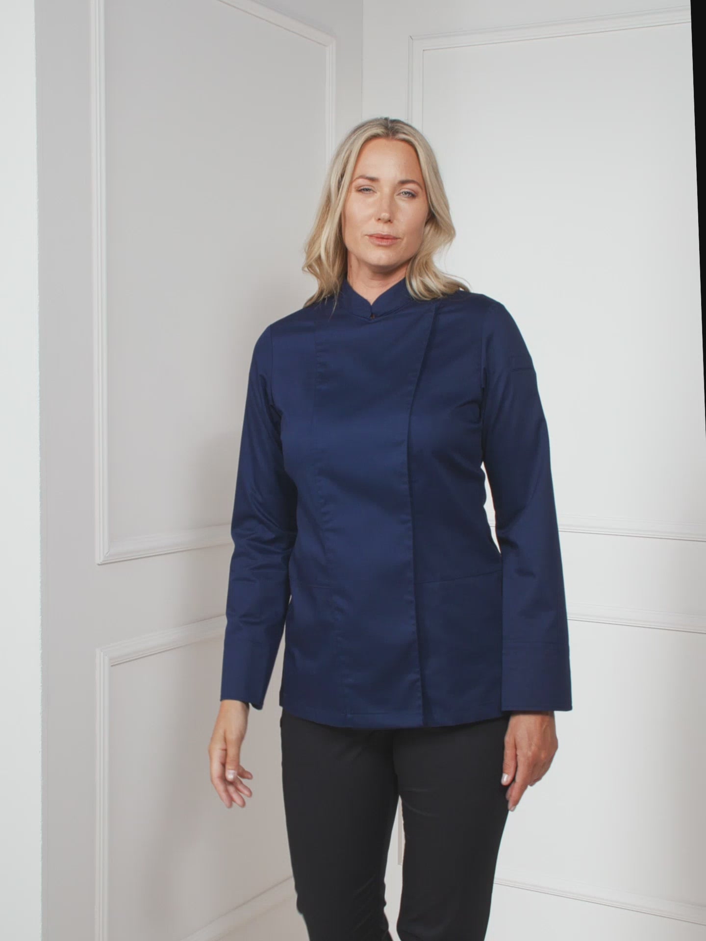 Chef Jacket Lynn Navy by Le Nouveau Chef