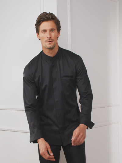 Chef Jacket Alain Black by Le Nouveau Chef